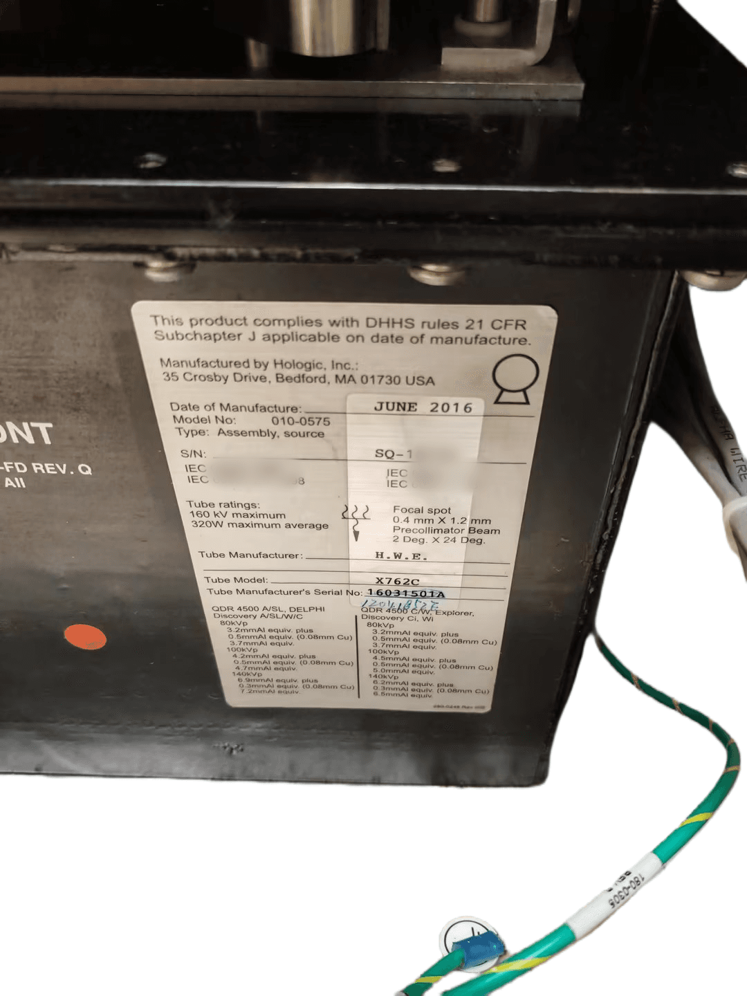 HOLOGIC Discovery wi骨密度球管