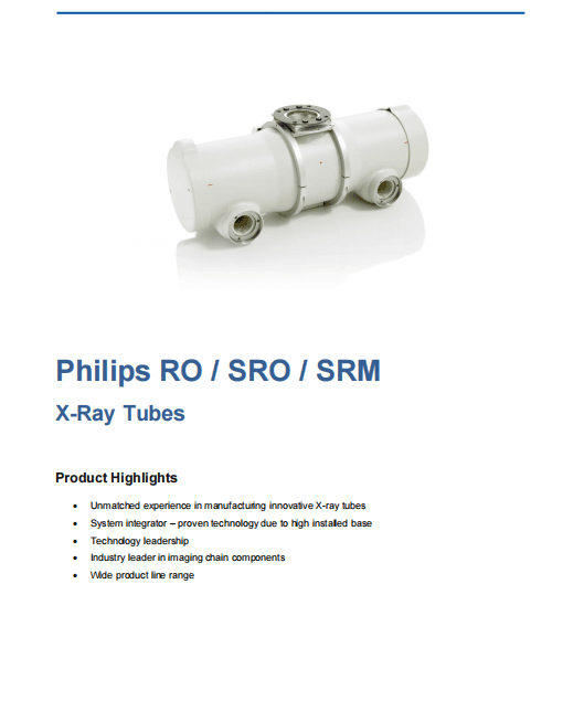 飞利浦philips SRO 33100 ROT360球管 1