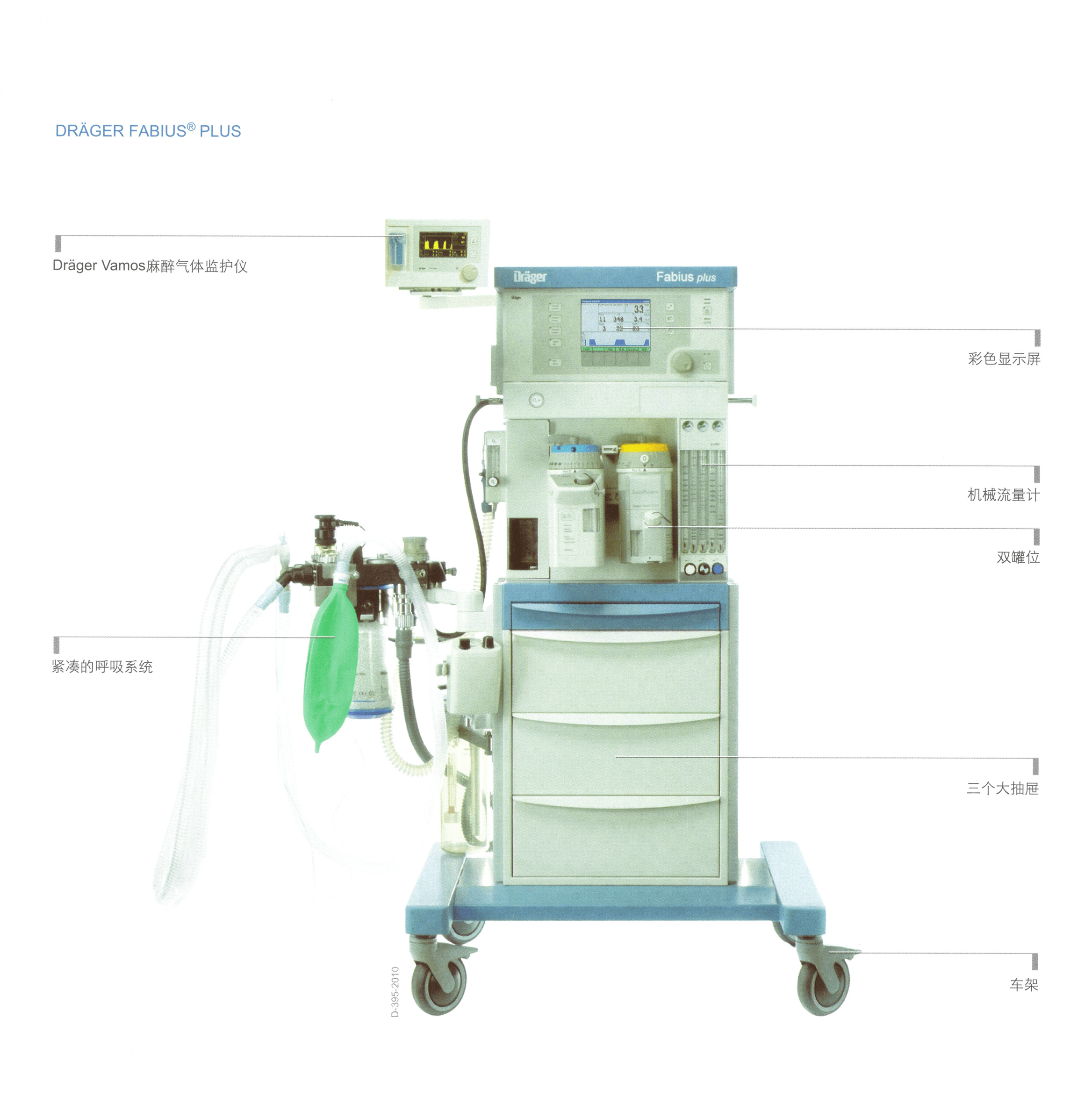 德尔格Fabius plus 呼吸机