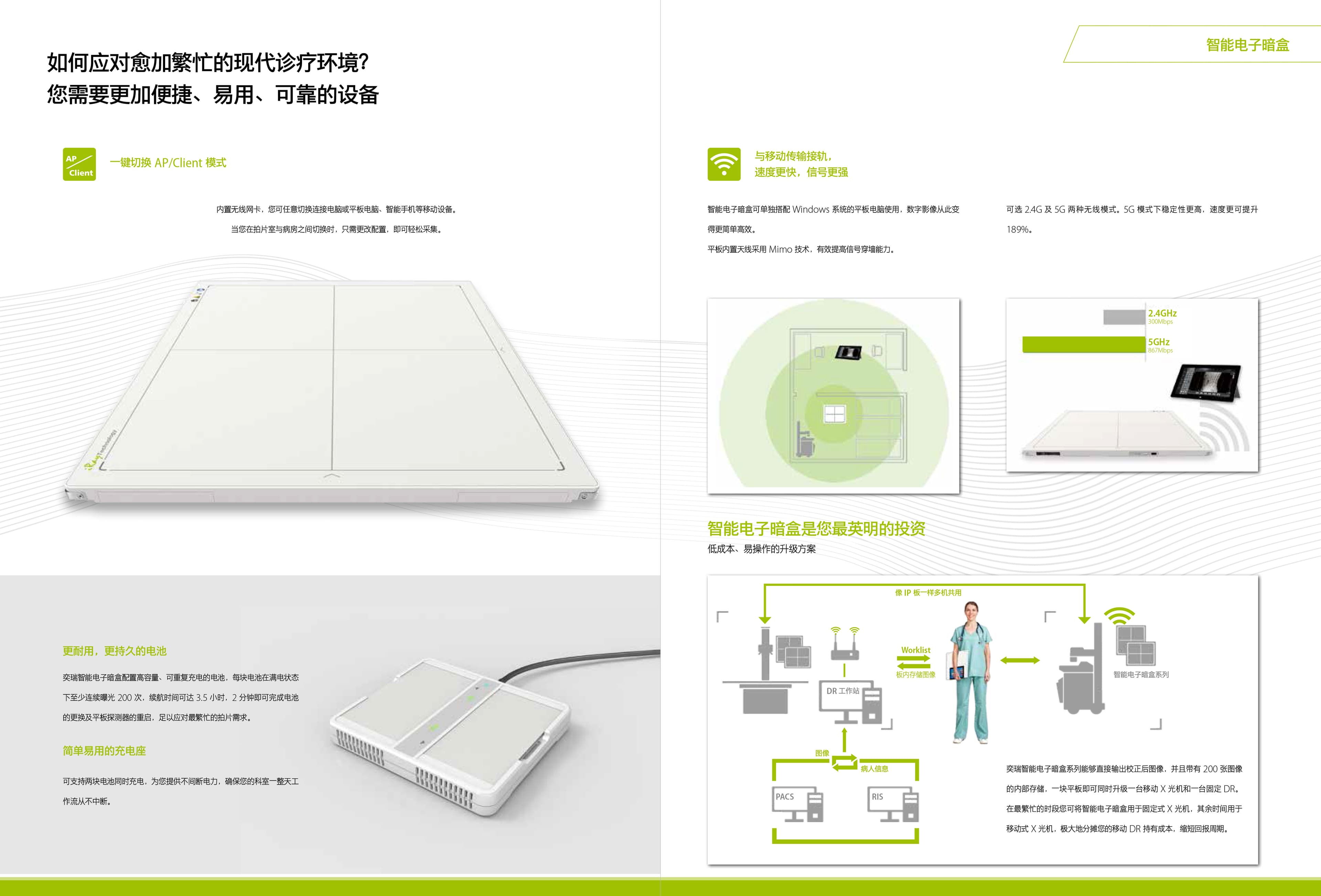 奕瑞Mars1417V无线平板探测器 1