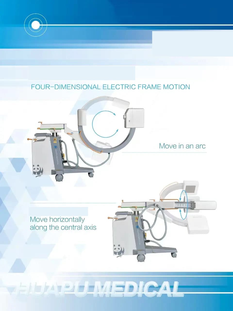 Huapu Medical HP3360 Series Mobile Flat Panel C-arm X-ray Machine 2