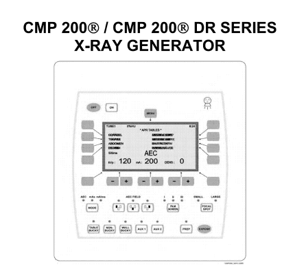 CPI CMP 200 / CMP 200 DR SERIES高压发生器故障报错