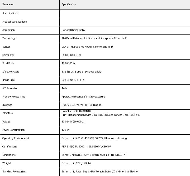Canon CXDI-60C Flat Panel Detector 3